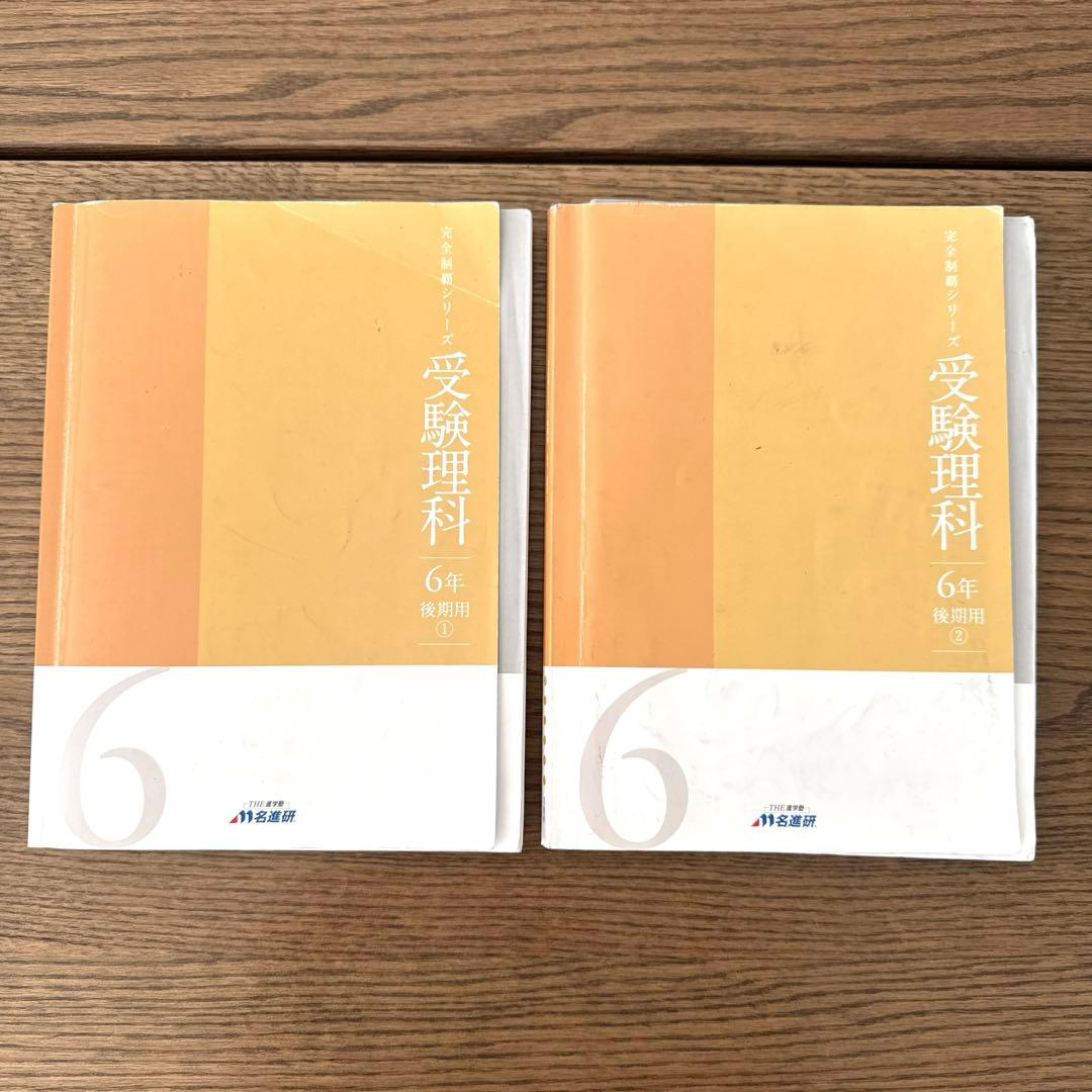 名進研　完全制覇　受験国語　受験算数　受験理科　受験社会　6年　中学受験　22冊