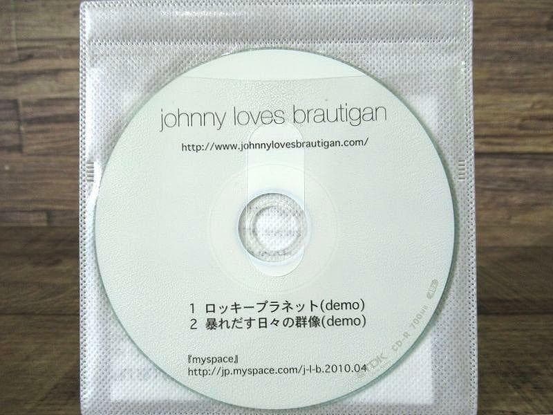 新品 ジョニーラブズブローティガン 全2曲 ライブ 会場 限定 配布 デモ CD