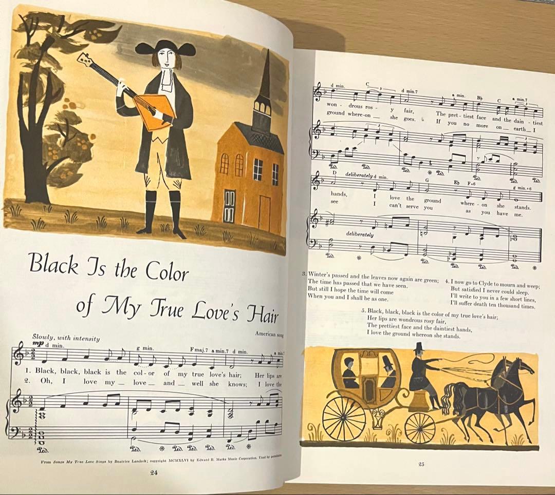 No.427 ヴィンテージ 古書 洋書 音楽 楽譜 歌集 曲集