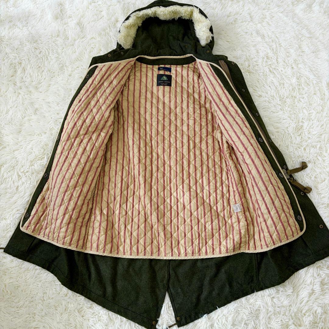 美品 フレッドペリー×ローデンシュタイナー アルパカ混 モッズコート 2way
