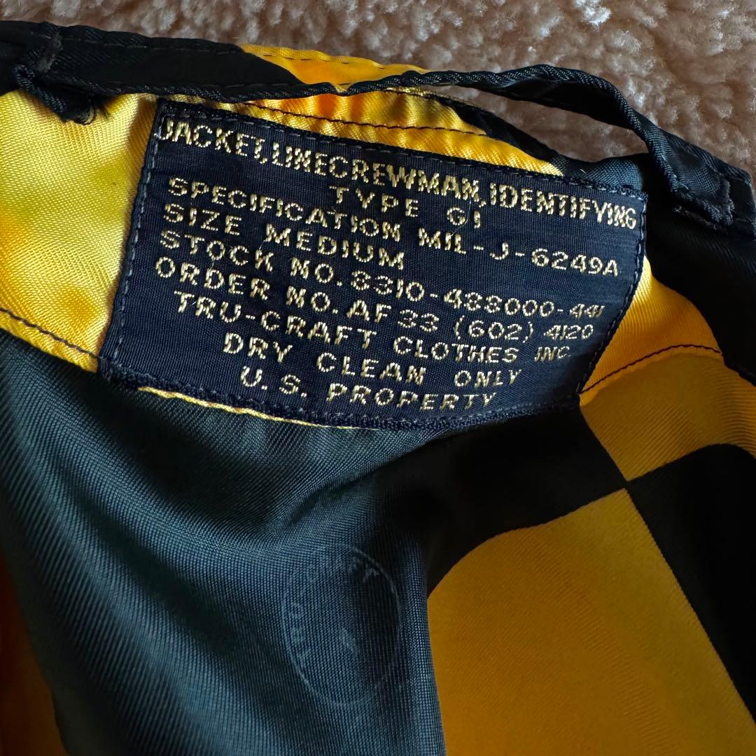 50s USAF G-1 LINECREWMAN 6249A ジャケットM 実物