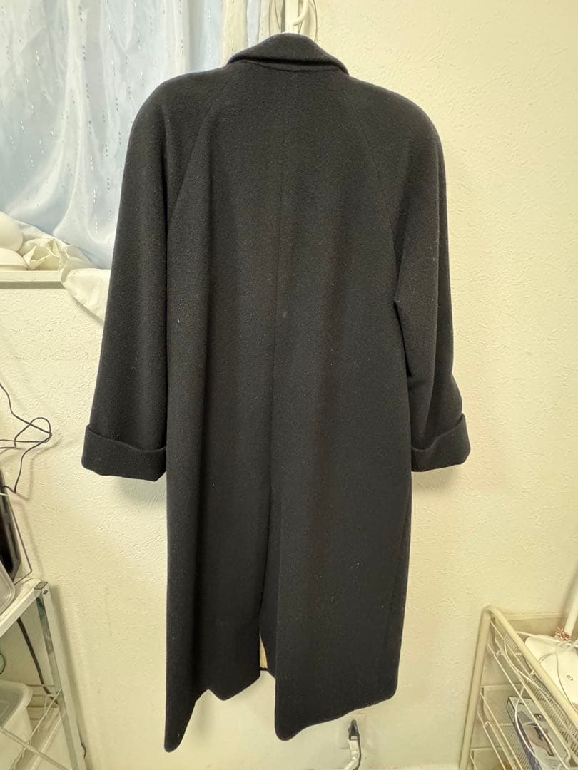 Burberrys ウールカシミヤ ロングコート 黒