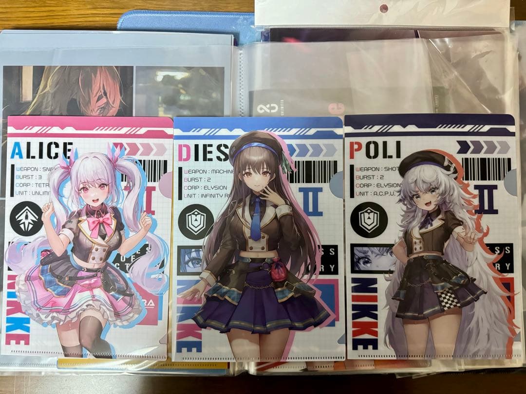 勝利の女神NIKKE クリアファイルまとめ