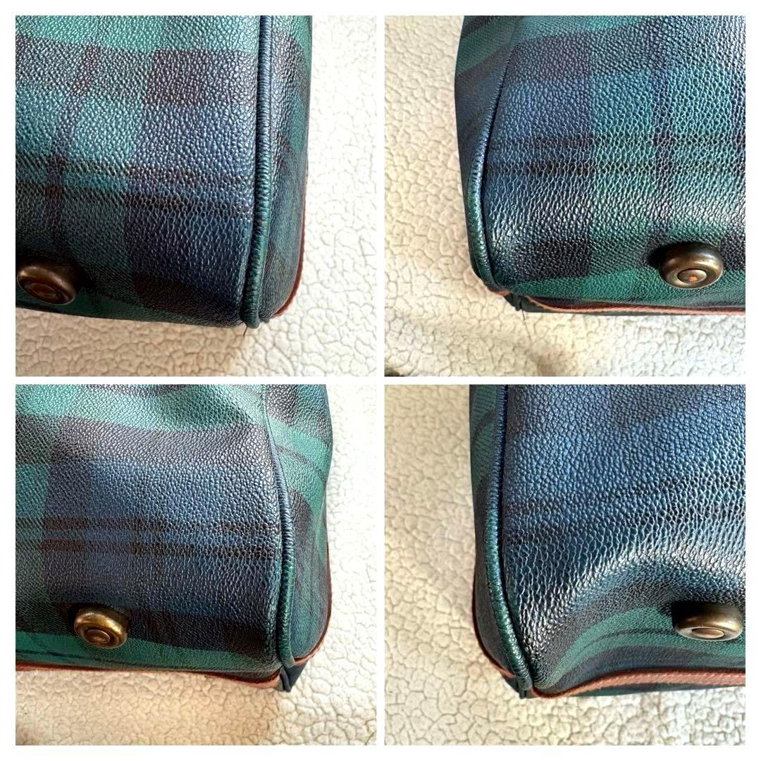 ✨美品✨ラルフローレン 2WAY ボストンバッグ チェック PVCレザー 旅行