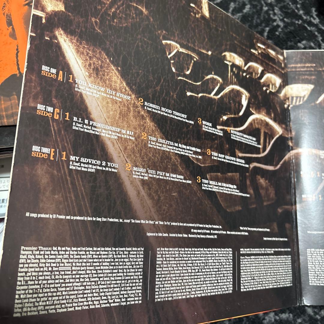 オリジナル盤 Gang Starr - Moment Of Truth 3LP