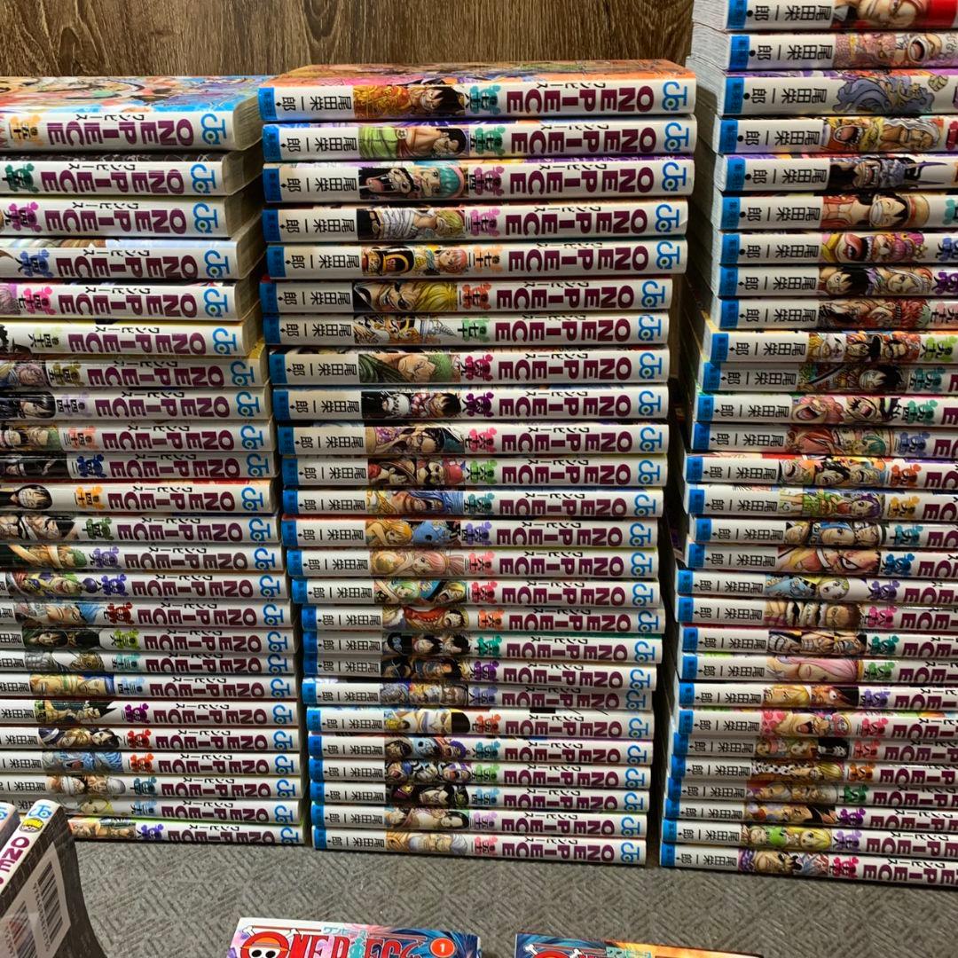J070 ワンピース 漫画セット 1～107巻+他18巻 ONE PIECE