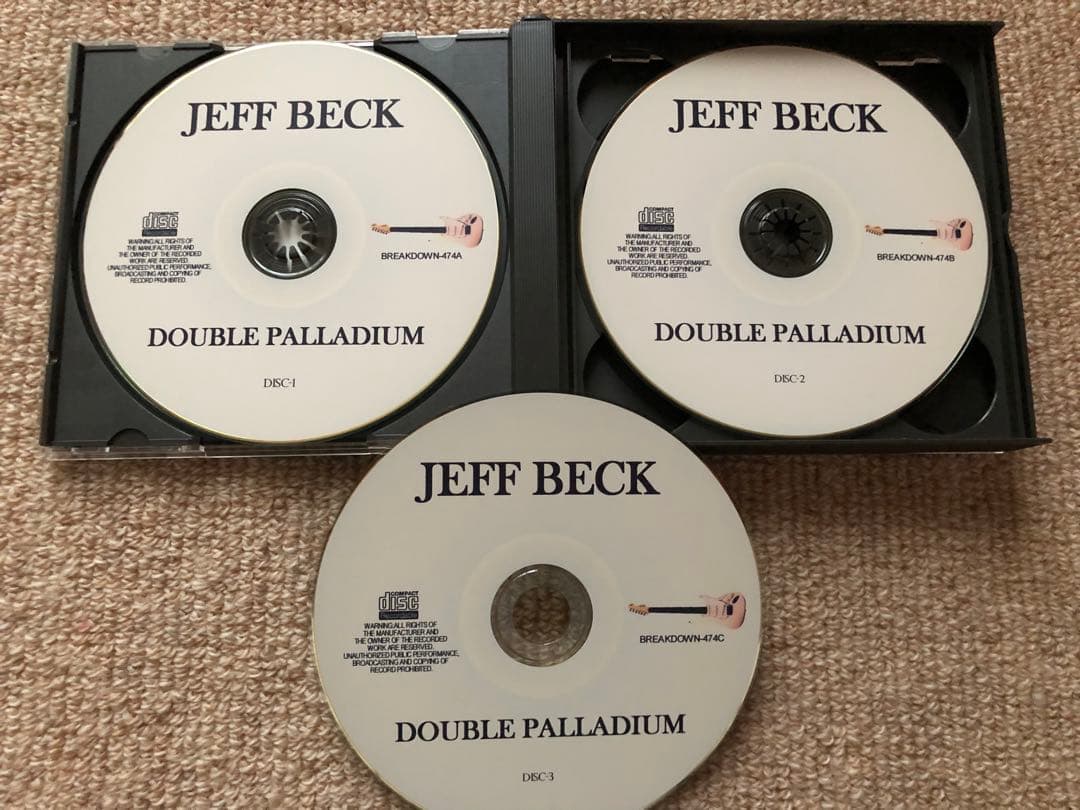 JEFF BECK 1980年LIVE CD 5種