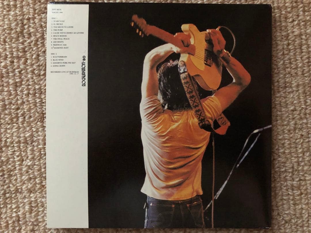 JEFF BECK 1980年LIVE CD 5種