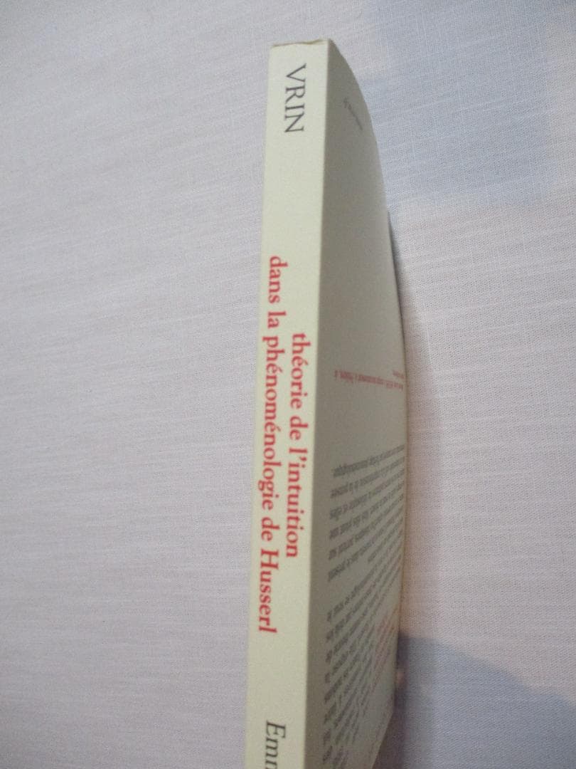 洋書 Emmanuel Levinas Theorie De L'intuition