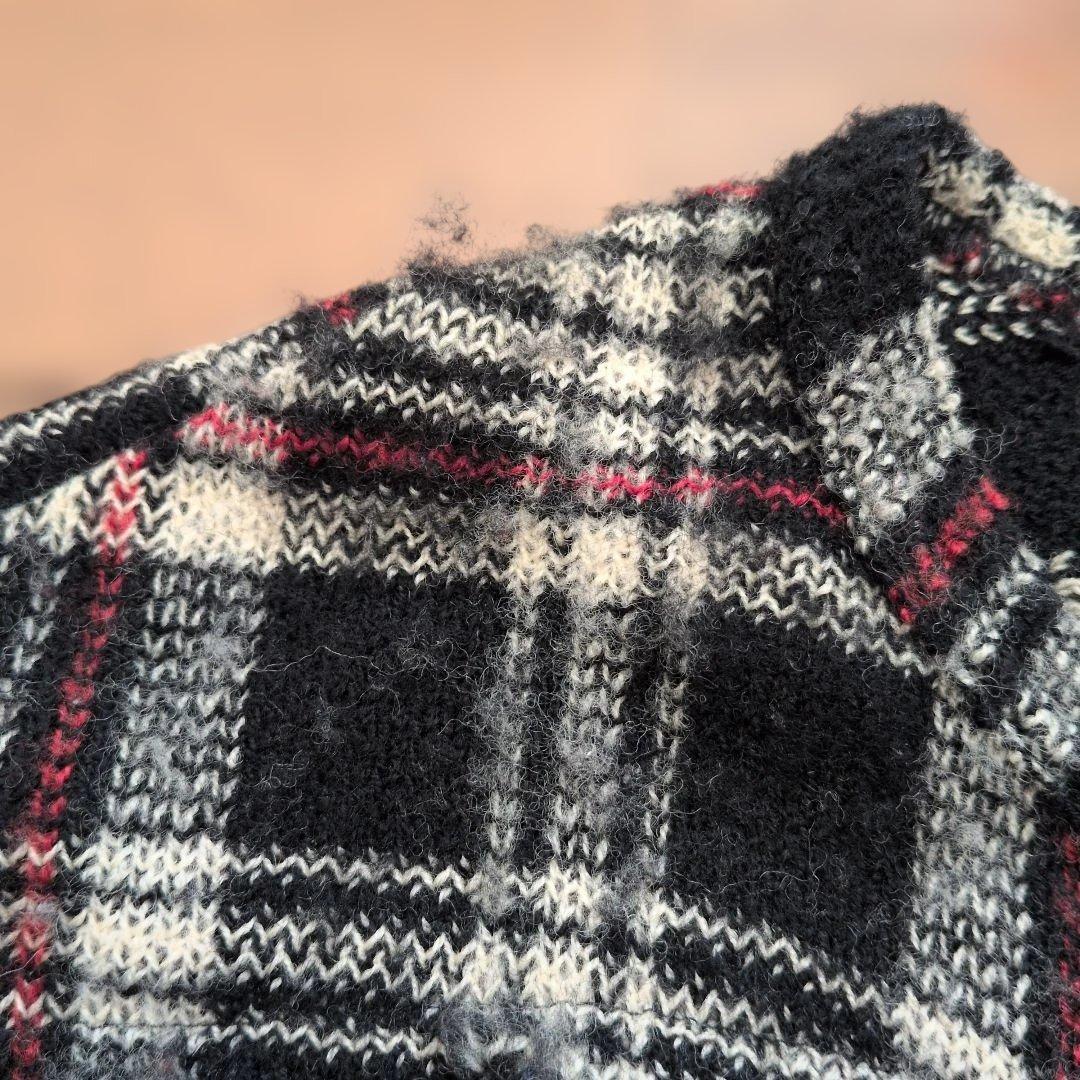 tricot COMME des GARÇONS チェック柄カーディガン