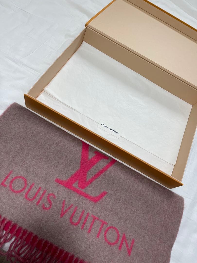 LOUIS VUITTON レイキャビック マフラー カシミヤ100%