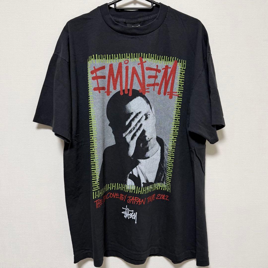 【XL】Stussy x Eminem Tシャツ XL リプリント ブラック