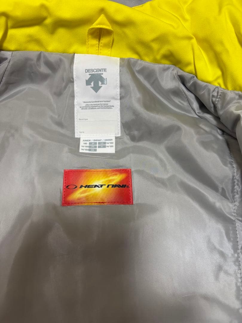 DESCENTE 子ども用スキーウェア 青　上下セット150サイズ　デサント