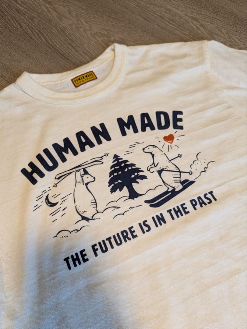 HUMAN MADE クマ　スキー　Tシャツ