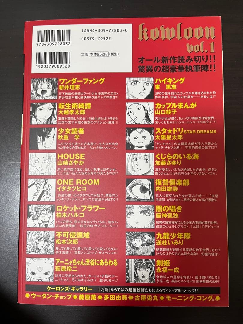 美品 九龍 v.1 クーロン 創刊号 雑誌 表紙田島昭宇 希少品 ⭐️オマケ付き
