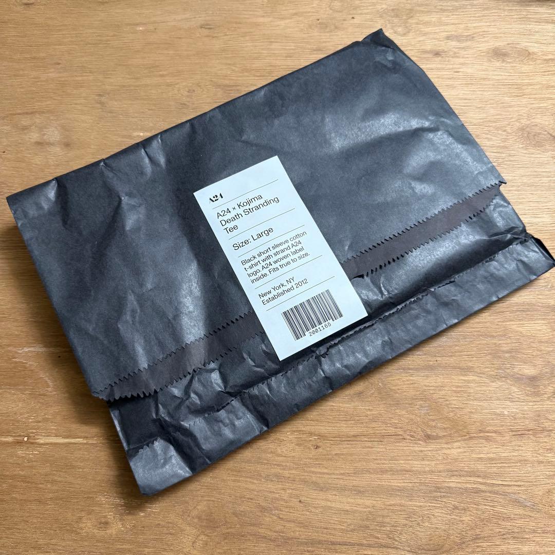 新品 A24 DEATH STRANDING コラボTシャツ L 小島秀夫