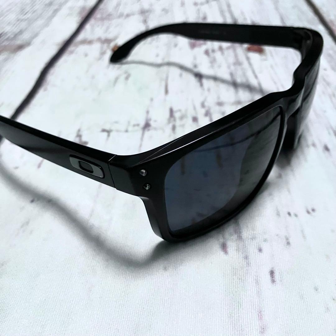 【美品】OAKLEY HOLBROOK 偏光サングラス マットブラック