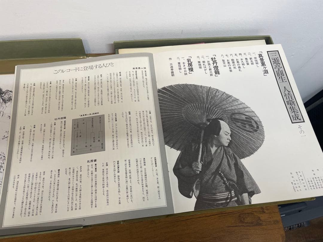 三遊亭圓生 人情噺集大成 その一 レコード13枚