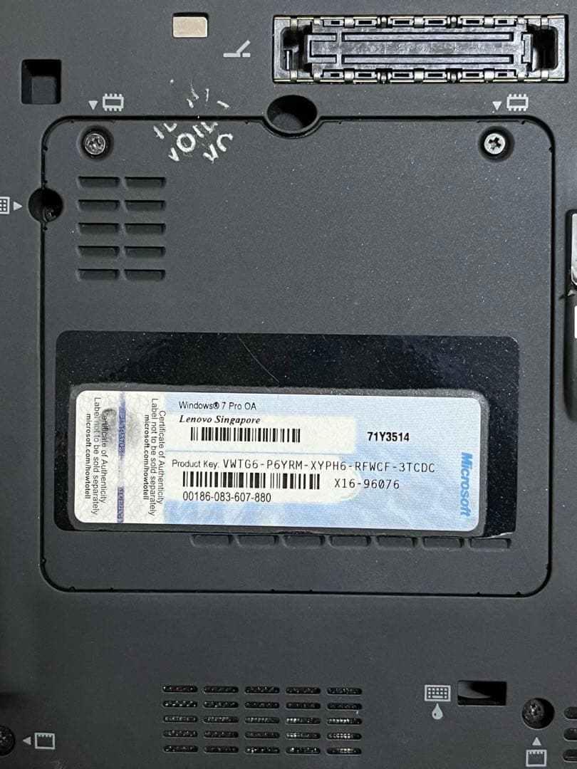 Lenovo thinkpad x201 メモリ8GB SSD240GB