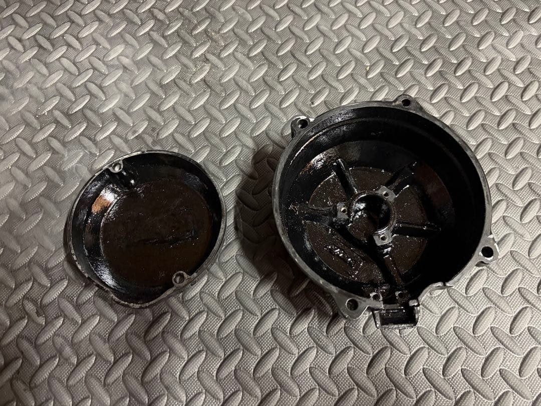 ゼファー750 DOHC ポイントカバー & ダイナモカバー 2点セット