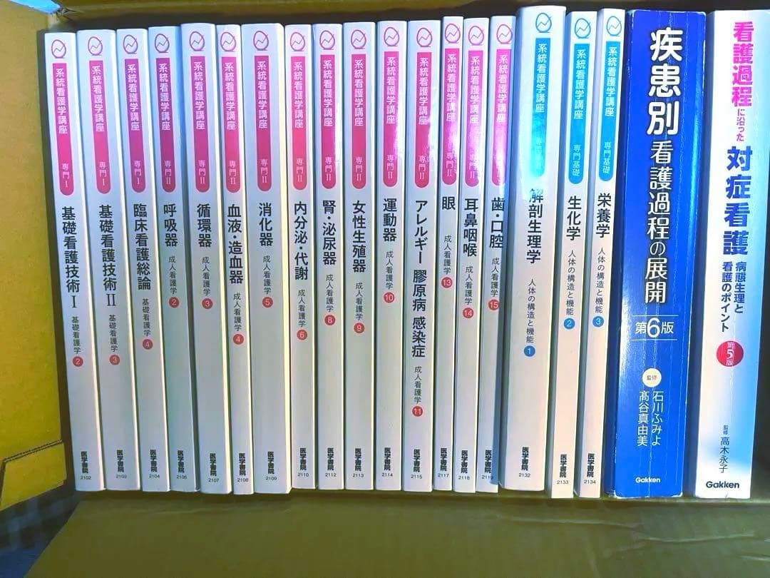 看護学生スターターセット‼️ 系統看護学講座,疾患別看護過程の展開,対症看護