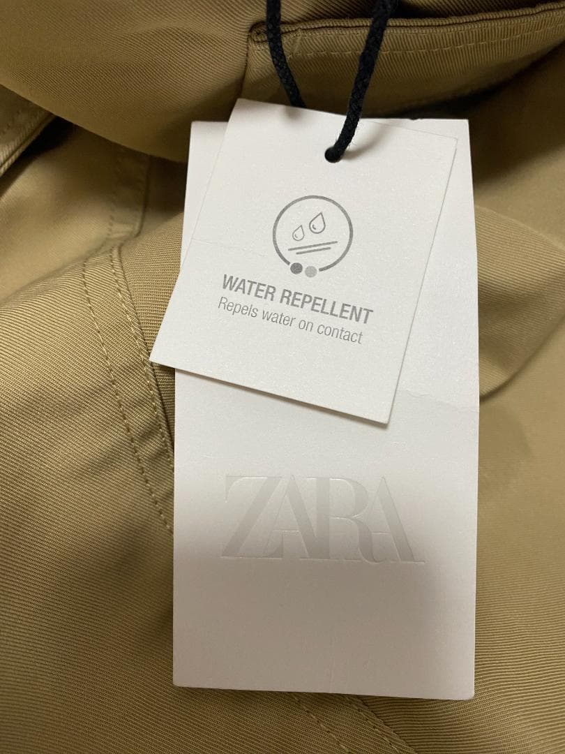 新品 ZARA ショート丈ハイネックトレンチコートZW COLLECTION M