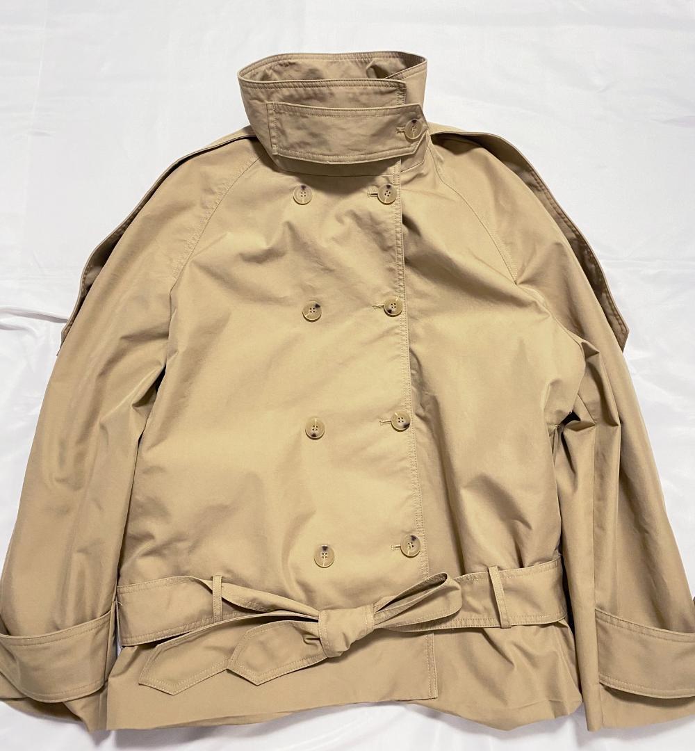 新品 ZARA ショート丈ハイネックトレンチコートZW COLLECTION M
