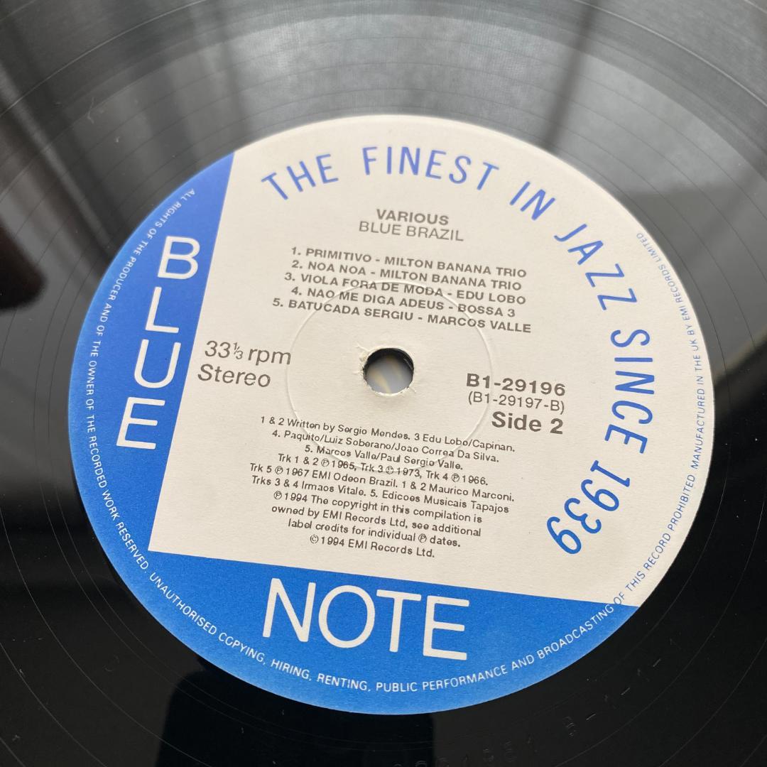 洋楽 2LP Blue Brazil Blue Note UK