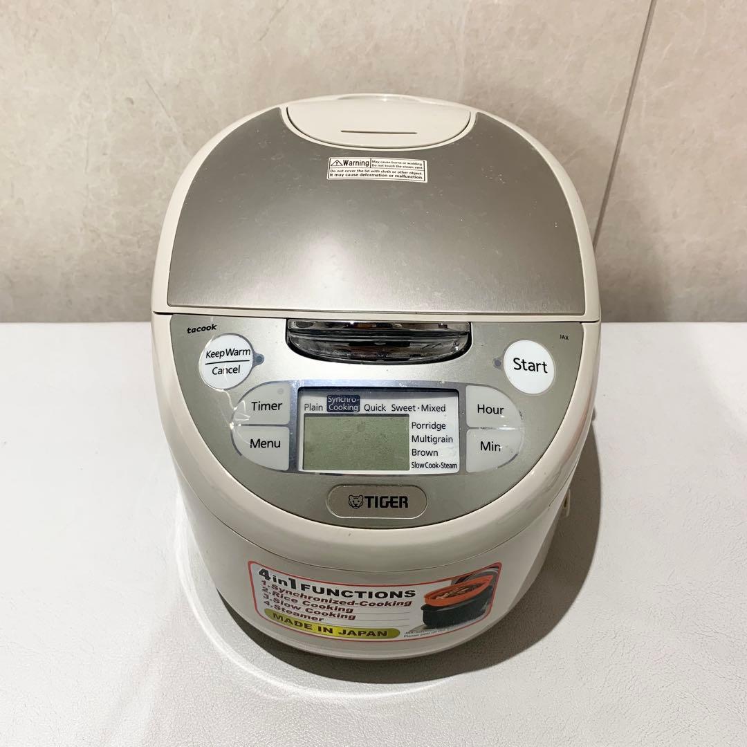 海外向け220V TIGER 炊飯器 JAX-S10W 1.0L 5.5合炊き