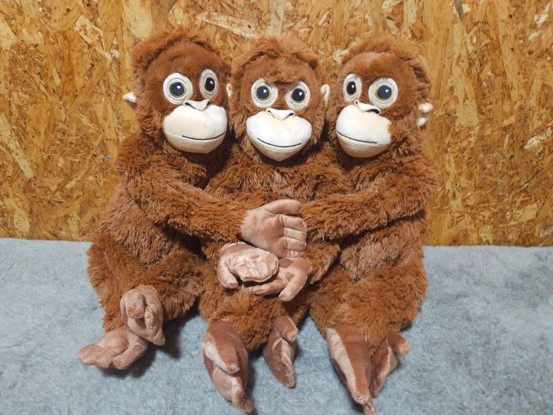 IKEA　パンチ君愛用、オラウータン ３匹セット