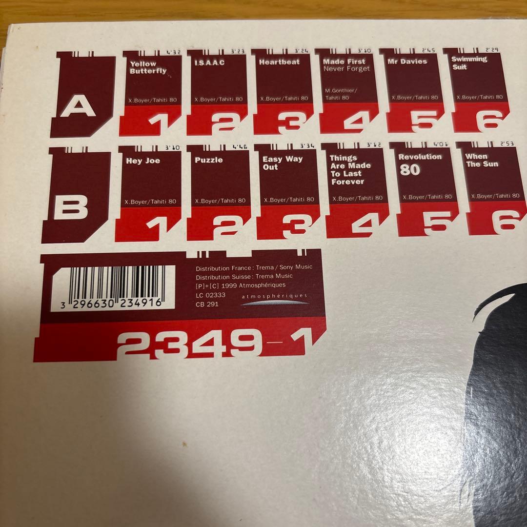 tahici 80 PUZZLE レコード　EP tahici80 タヒチ80