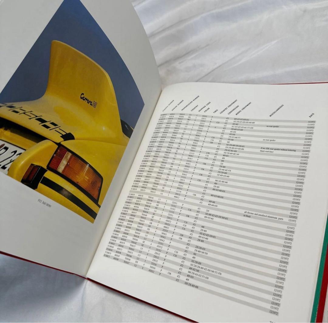 希少 CARRERA RS 3000部限定品　洋書 写真集 ポルシェ カレラ