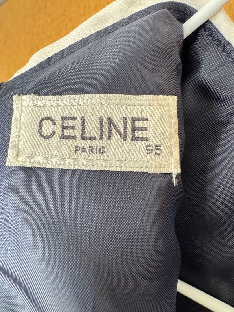 CELINE ネイビー ワンピース　クリーニング済み　幼稚園入園式　お受験