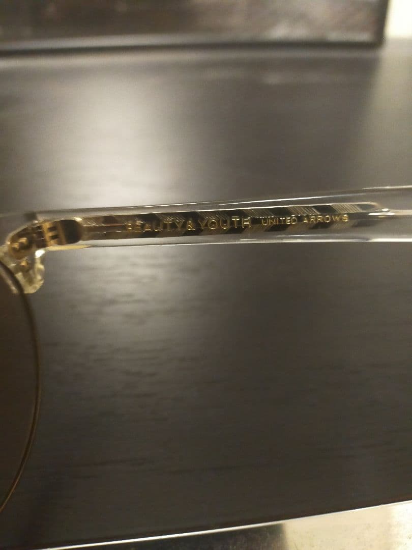 KANEKO OPTICAL UNITED ARROWSクリアフレームサングラス