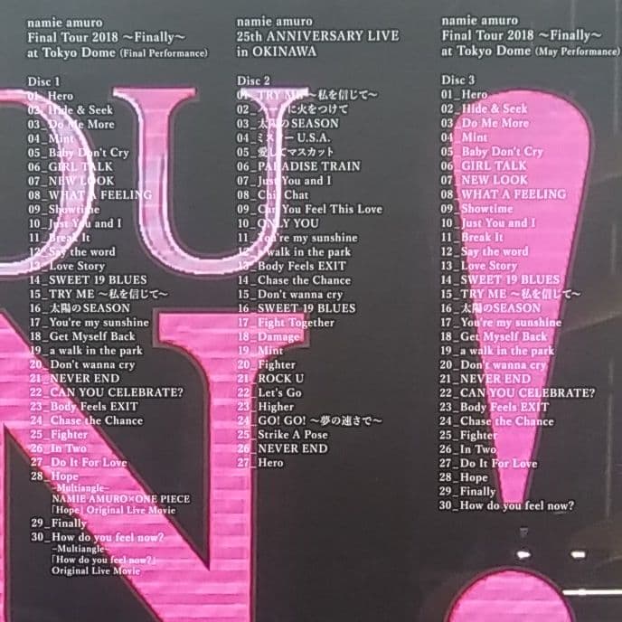【Blu-ray】安室奈美恵/ Final Tour 2018～