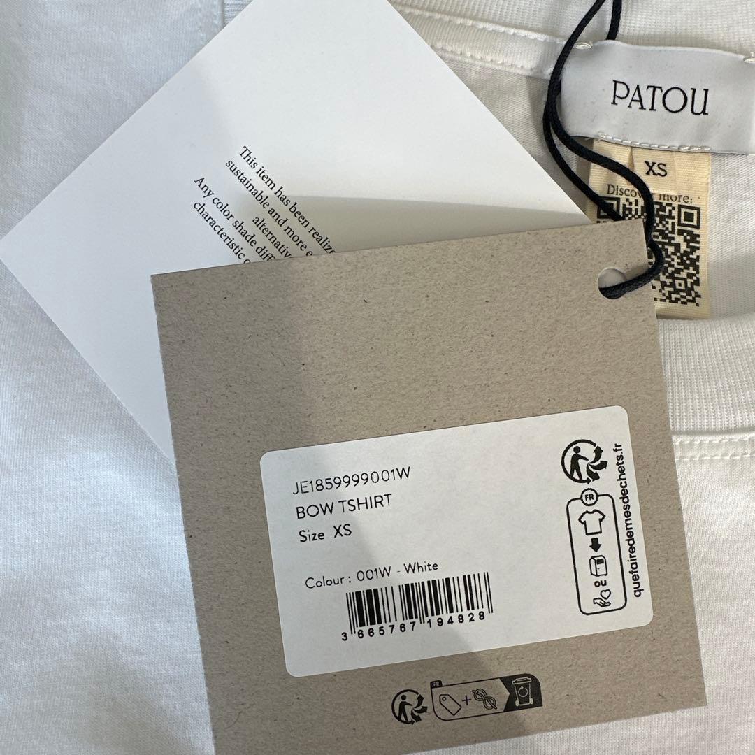 26SS 新品 PATOU オーガニックコットン ボウTシャツ XS