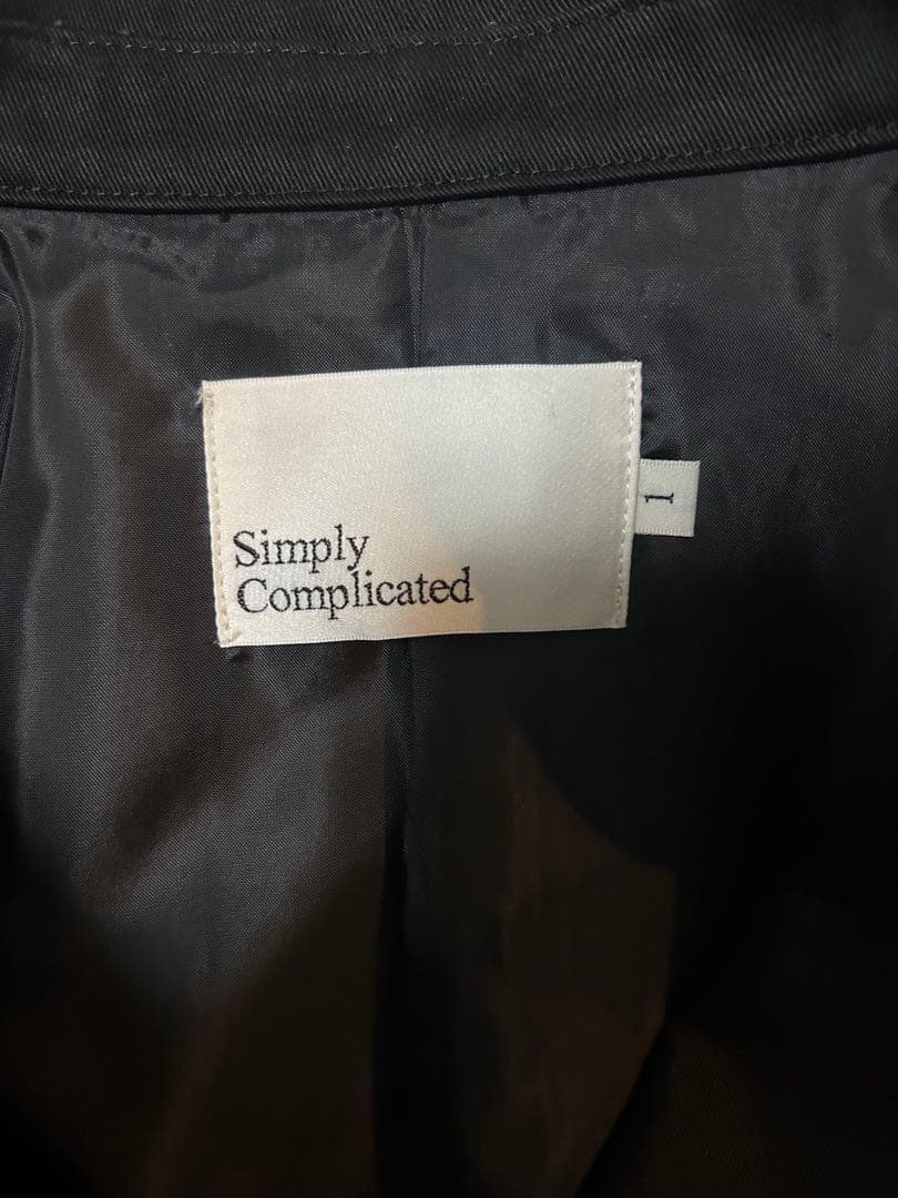 ジャケット・アウター simply complicated BOXY DOUBLE JACKET