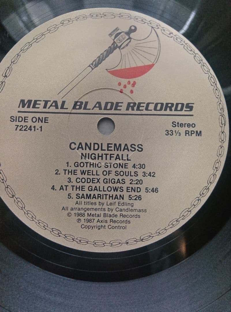 ●LPレコード camdlemass / nightfall