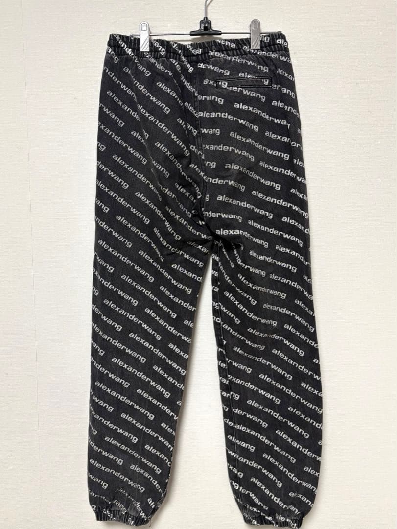 アレキサンダーワン ALEXANDER WANG 総柄デニムイージーパンツ XS