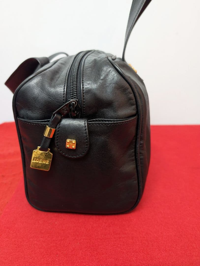 美品 極希少！ロエベ LOEWE アナグラム ミニボストンバッグ ハンドバッグ