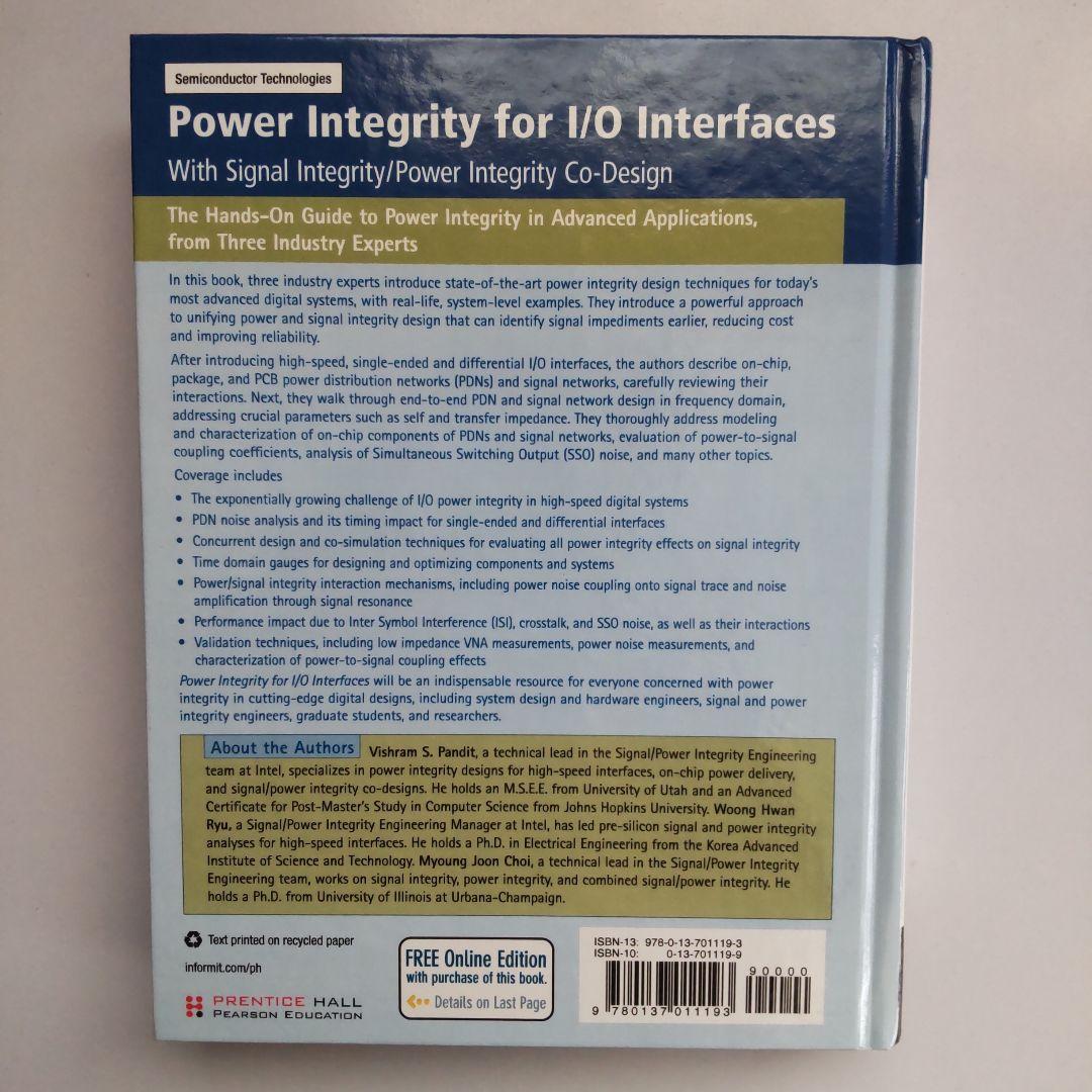 洋書 Power Integrity for I/O Interfaces