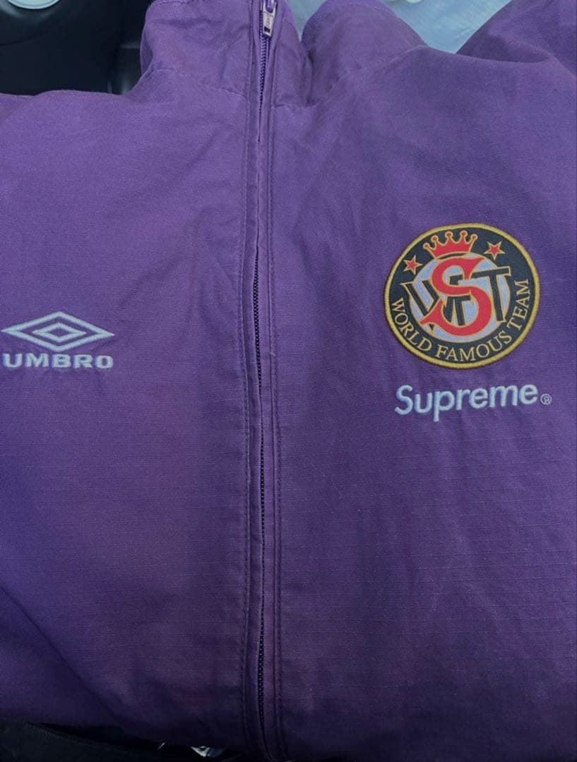 ジャケット・アウター Umbro Cotton Ripstop Track Jacket Plum