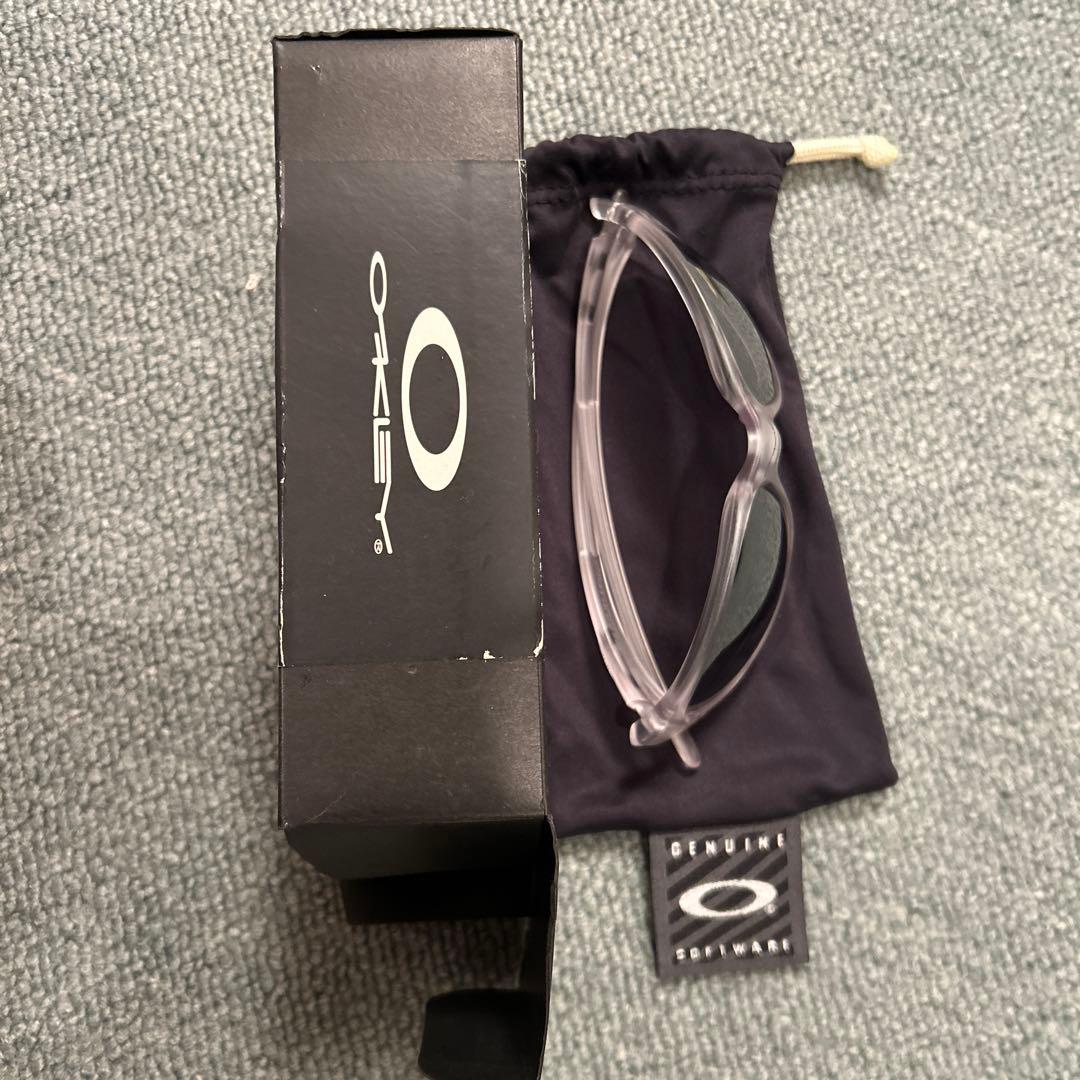 Oakley スポーツサングラス クリアフレーム