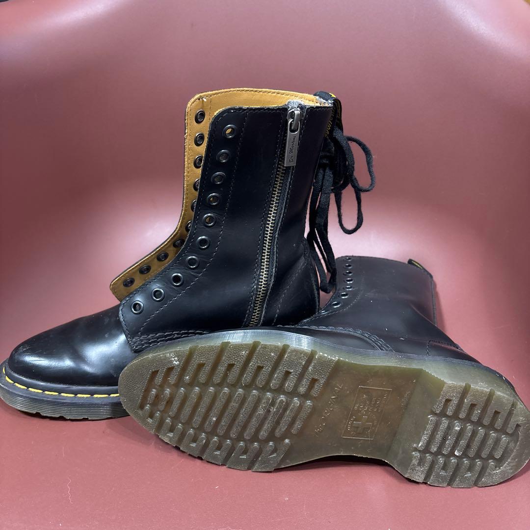 Dr. Martens ブラック/ブラウン ワークブーツ 約23センチ