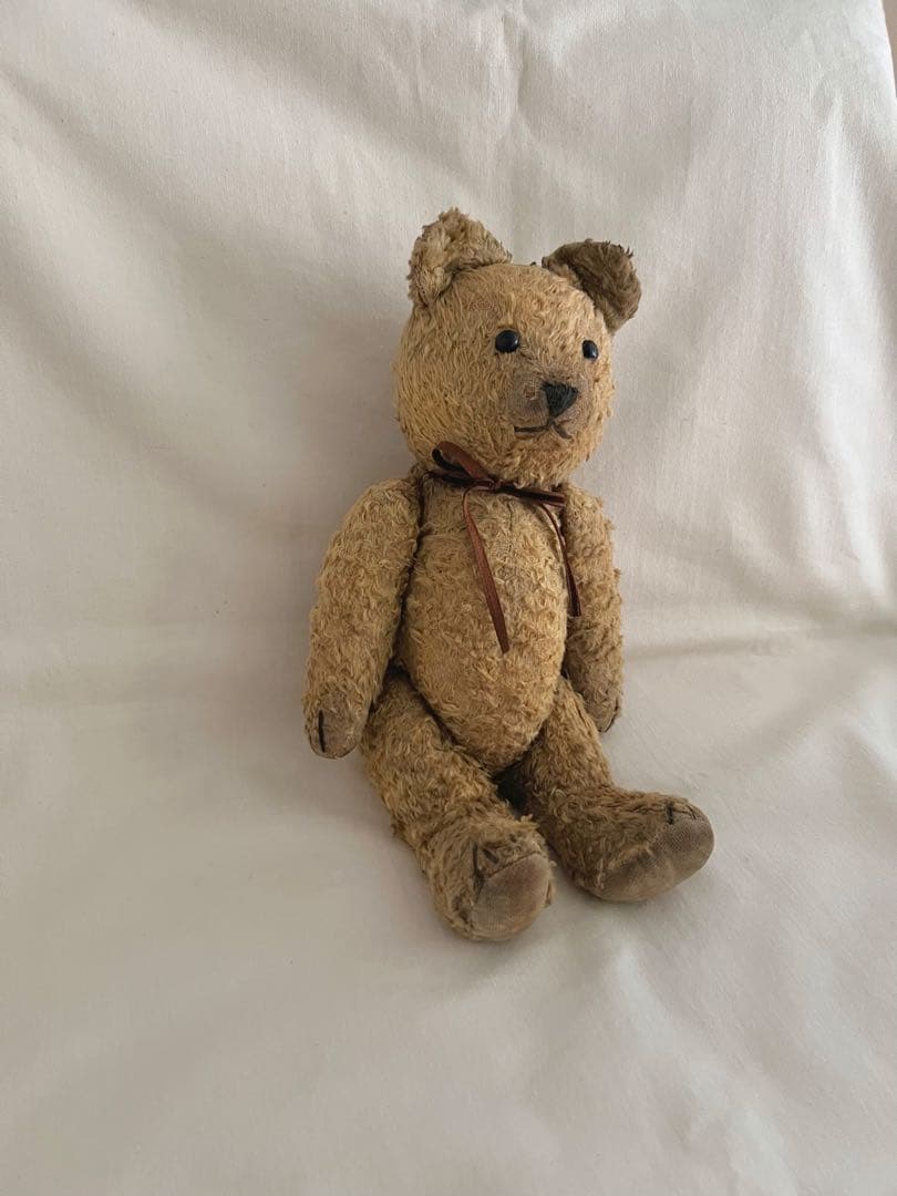 限定価格！Gold Teddy Bear アンティークベア　ぬいぐるみ　イギリス