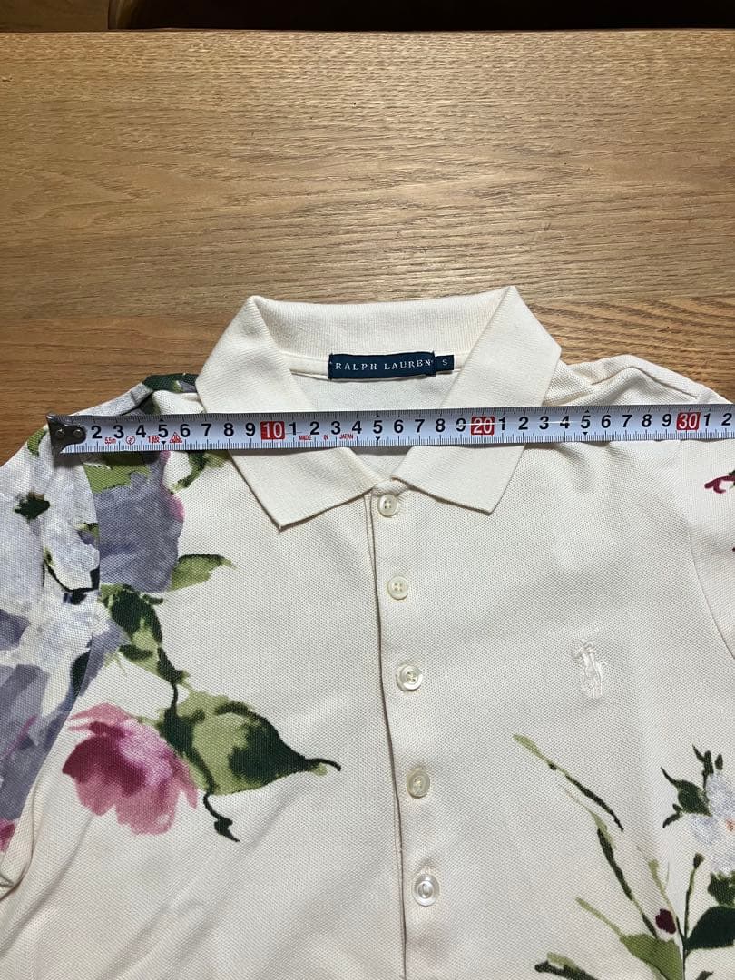 RALPH LAUREN 花柄ポロシャツ　ラルフローレン
