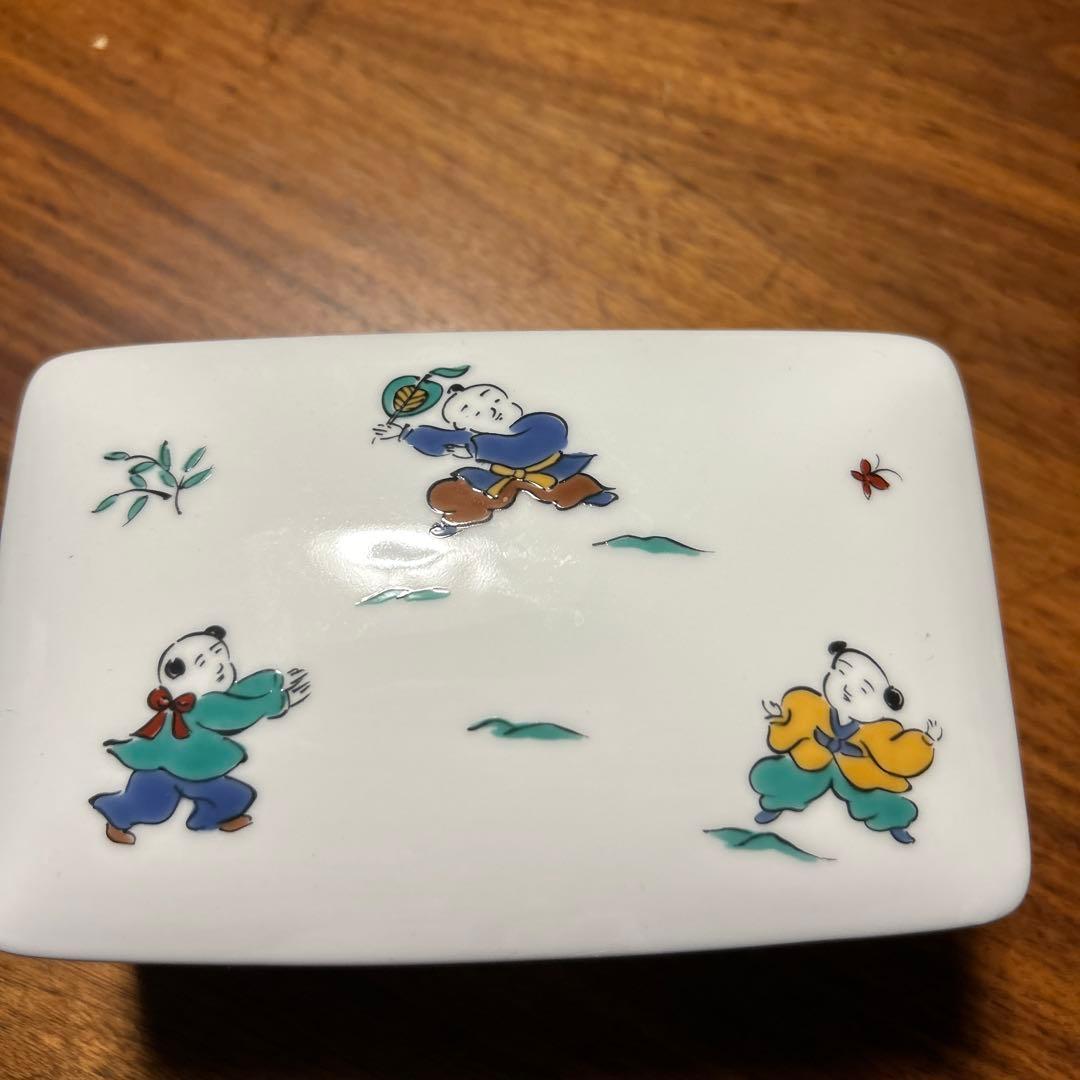 新品　京焼　バターケース　清水焼