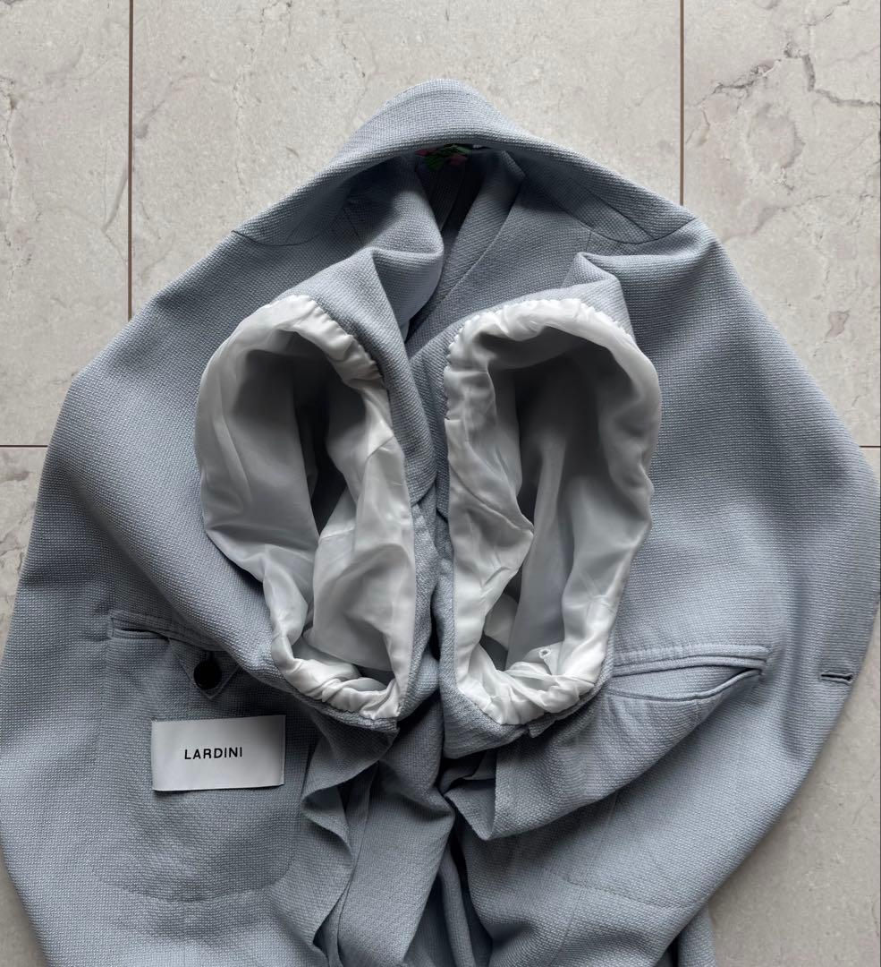 【極美品・未使用級】 最新モデル LARDINI ラルディーニシルク混ジャケット