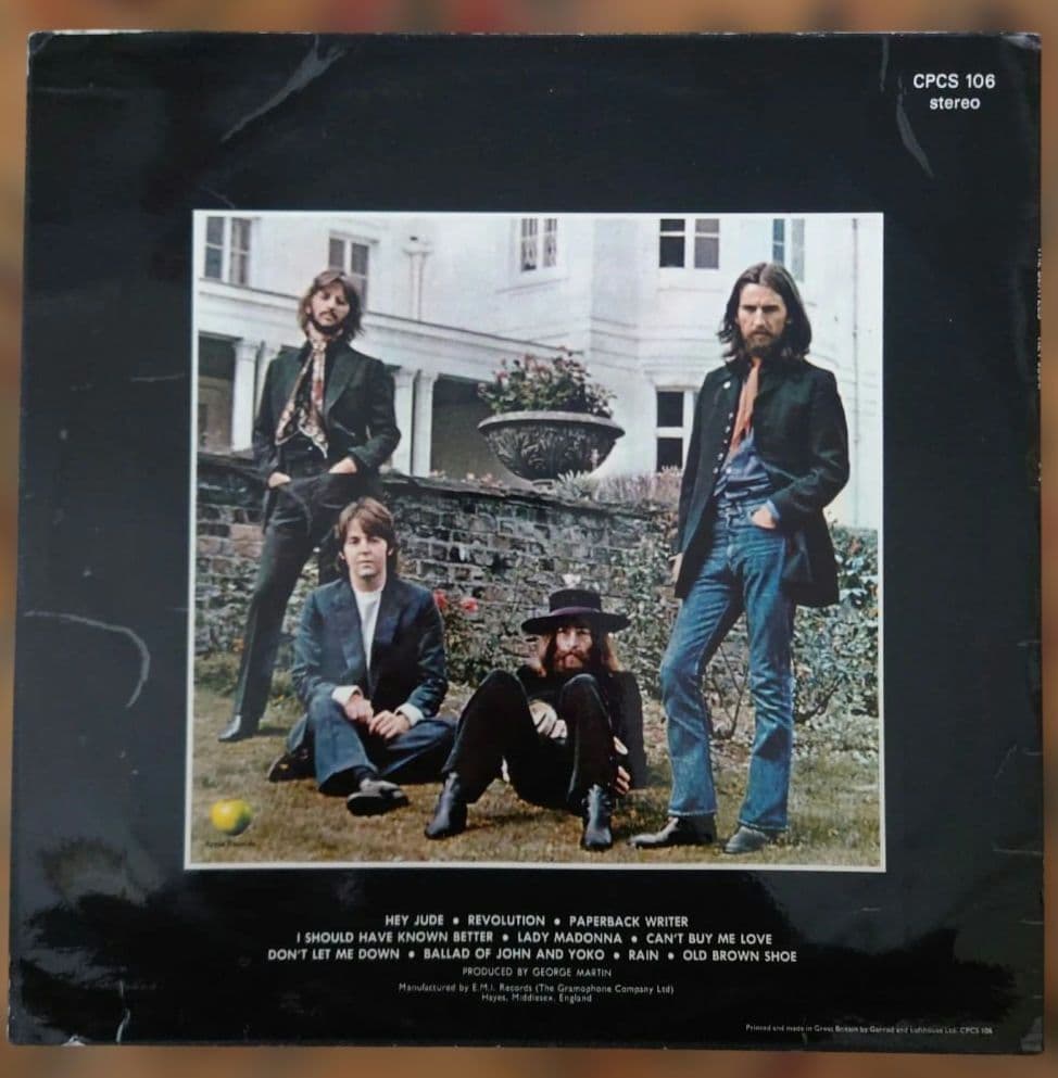 UK1st輸出盤The Beatles Hey Jude