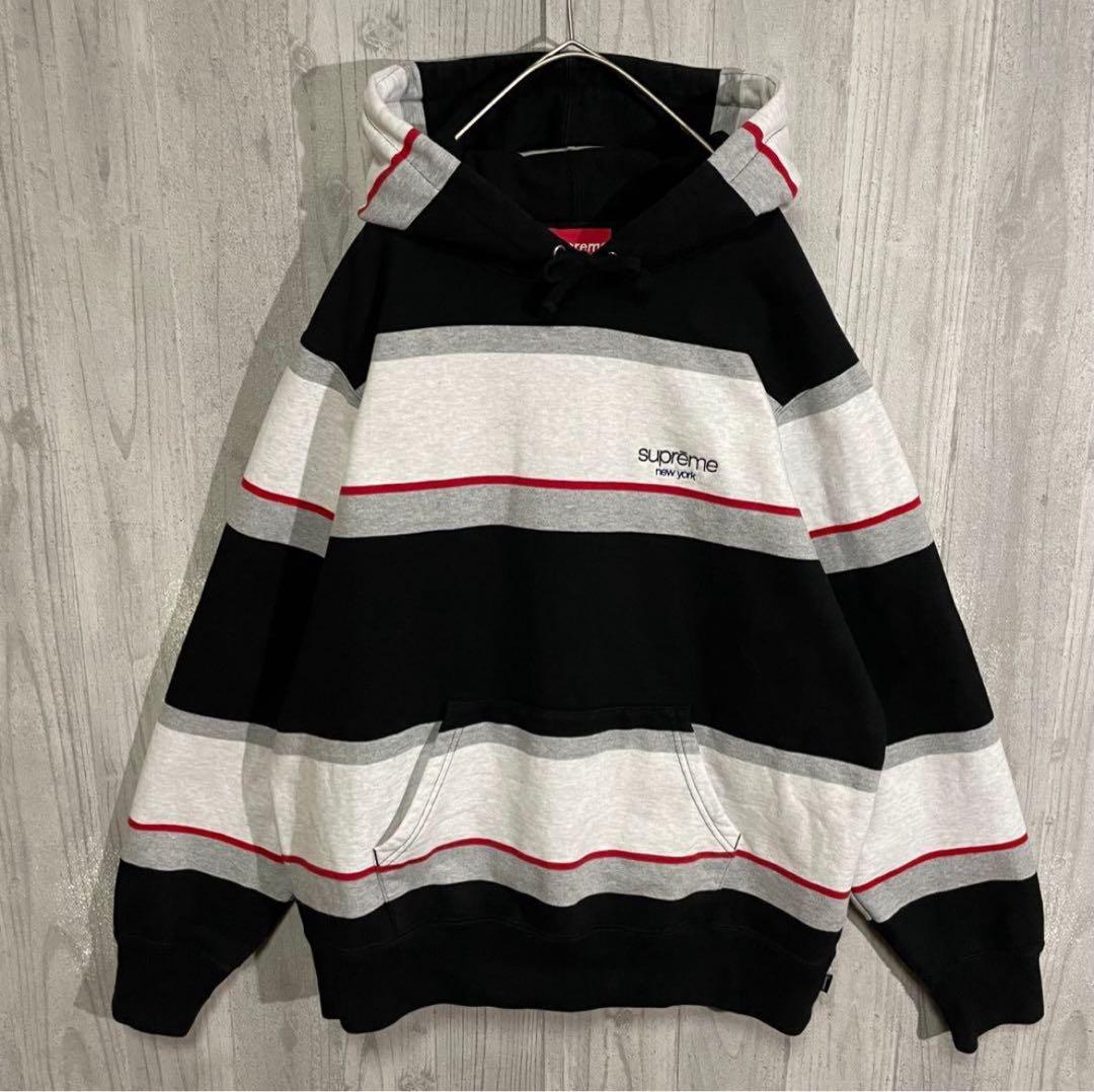 Supreme ストライプフーディ　堀米雄斗選手着用モデル